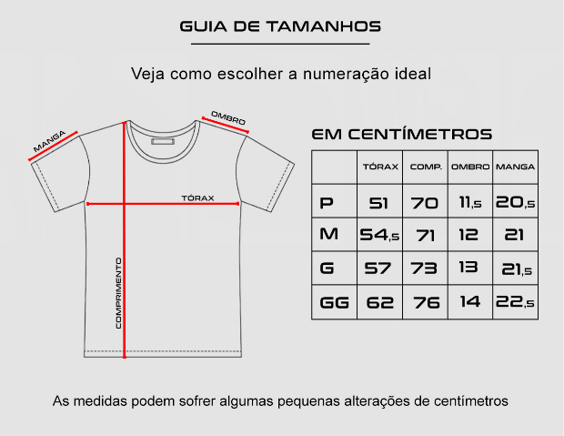 Kit 3 Camisetas Masculina